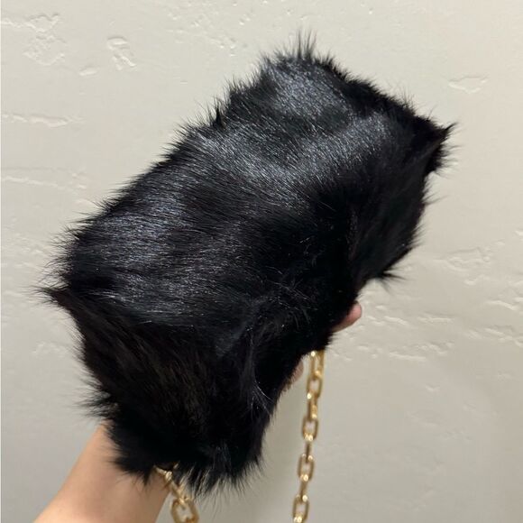 Handmade Genuine Goat Hair-on Hide Purse/Shoulder Bag/ Crossbody - Picture 13 of 16